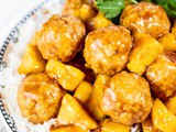Teriyaki Chicken Meatballs With Pineapple