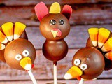 Thanksgiving Turkey Cake Pops