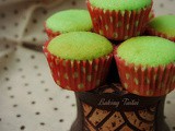 Ondeh Ondeh Mini Cupcakes 斑斓椰丝迷你小蛋糕 （中英加图对照食谱）
