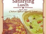 Chicken Baked Rice & Salad