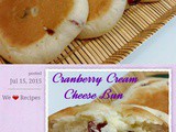Cranberry Cream Cheese Buns