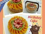 Fruity Rainbow Cake