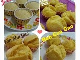 鸡蛋糕 (Ji Dan Gao), 番薯糕 (Fan Shu Gao), 南瓜糕 (Nan Gua Gao)