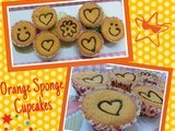 Orange Sponge Cupcakes