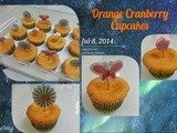 Orders - Orange Cranberry cupcakes & Chocolate Blueberry Cake