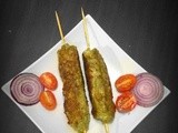 Coriander Chicken Seekh Kabab
