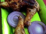 Grilled Chicken Legs - Stove Top Method