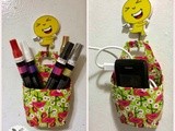 Multi-purpose holder from old lotion/shampoo bottles