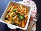 Penne Pasta with Vegetables - Kids  Lunch box Recipe