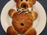 Teddy Bear (chocolate stuffed) Bread