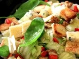 Insalata croccante spinacino, noci e gorgonzola