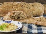 Fladenbrot mit Weizen-Ruchmehl & Kürbis-Hummus