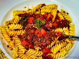 Vegane Champignon-Linsen-Bolognese