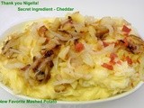 Cheddar Mashed Potatoes With Apples & Onions - Nigella