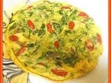Dilly Mushroom-Spinach Omelet