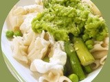 Rigatoni with Peas, Asparagus and Ricotta - Donna Hay