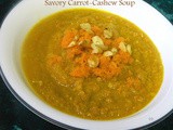 Savory Carrot-Cashew Soup