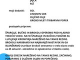 Brokolijev kuskus z govejimi rezanci