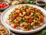 Hitro kosilo: Piščanec s cashew oreščki (azijski stir-fry v 20 minutah)