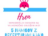 Hren: Pet okusnih omak