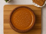 Karamelni cheesecake s solnim cvetom