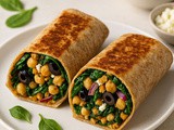 Mediteranski zavitek s čičeriko in špinačo