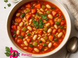 Poletna minestrone s fižolom in orzom
