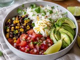  Tex-Mex  skleda z ostanki – hitro brezmesno kosilo
