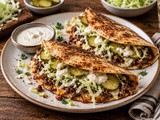 Tortilje, ki se pečejo kar z mesom: hrustljavo sobotno kosilo