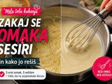 Zakaj se omaka sesiri? 4 hitre rešitve, preden jo zliješ stran