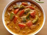 Capsicum Peanut Masala Curry