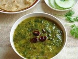 Palak Moong Dal / Spinach Dal Curry