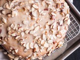 Almond Olive Oil Cake with Brown Butter Glaze