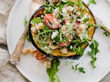 Mediterranean Quinoa Salad Stuffed Acorn Squash