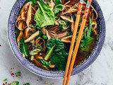 Shiitake and Spinach Miso Soup