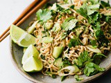 Spicy Peanut Noodles with Cucumber