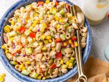 Easy Macaroni Salad Recipe (Vegan & Creamy)