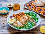 Healthy Chicken Salad With Quinoa And Roasted Veggies