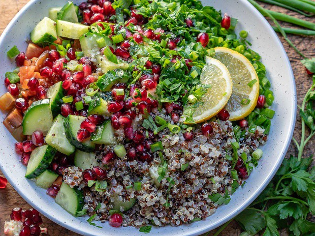 Avocado Tabbouleh, the original chopped salad - Maureen Abood