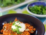 Dukkah-Spiced Carrot Latkes