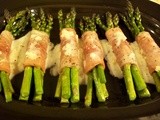 Asparagus Wrapped in Prosciutto with Beurre Blanc