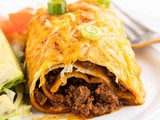 Low Carb Beef Enchilada Rollups