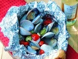 Spicy Grilled Clams in Foil with @GalloFamily #SundaySupper