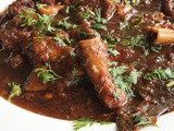 Mutton and paya (trotter) curry