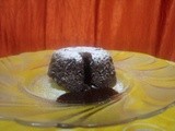 Molten lava cupcake