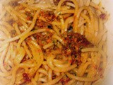 Roasted Tomato and Almond Pesto Pasta