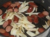 Sausage, Apples and Onions