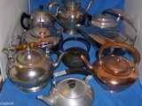 June 18, 2014   Adding more teapots.  Metal teapots