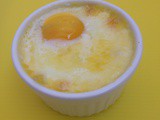 Shirred Eggs with Potato Purée