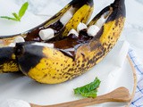 2x Fruit van de barbecue – banaan en ananas